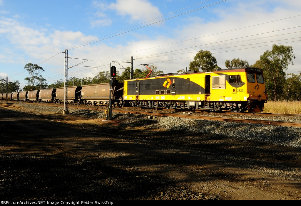 Coal dust and container in Australia